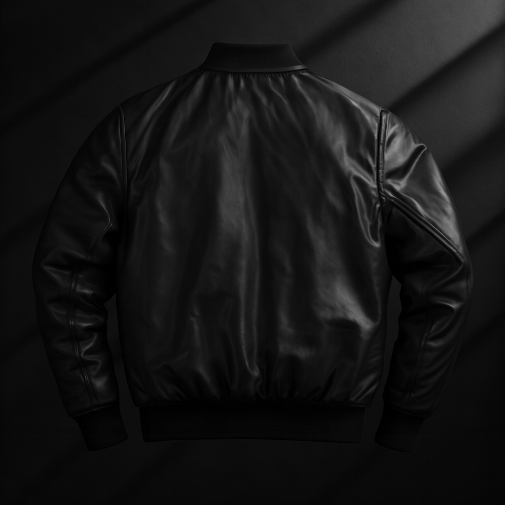Bomber Jacket — Minimal Gold 'AX' Logo Men's Bomber