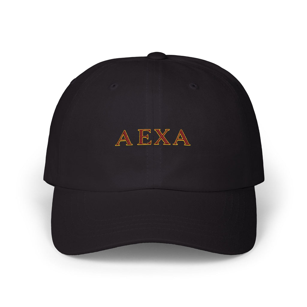 Embroidered 'AEXA' Classic Dad Cap — Minimal Monogram Baseball Hat