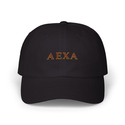 Embroidered 'AEXA' Classic Dad Cap — Minimal Monogram Baseball Hat
